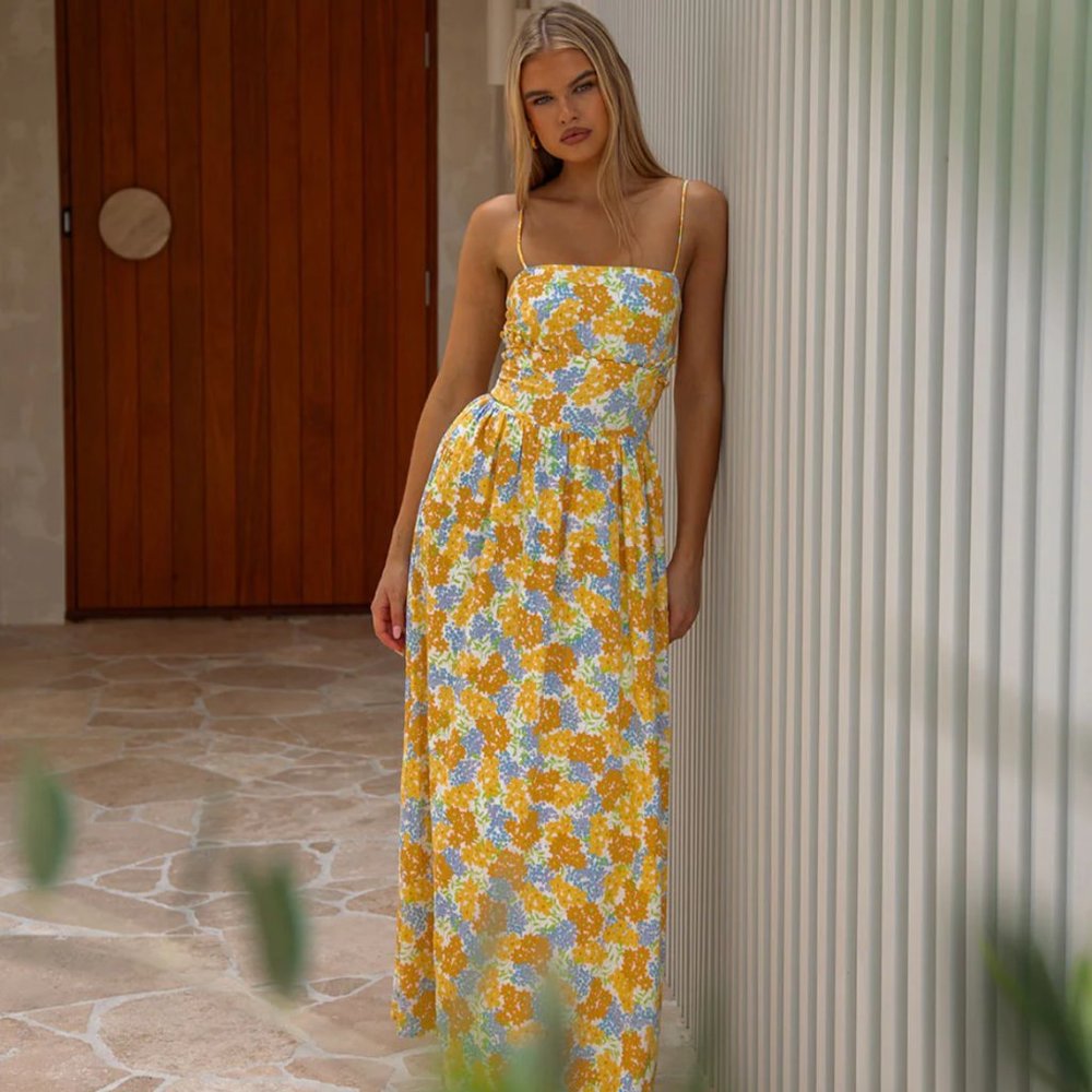 Sabo Jaid Dress - Tropical Bud Floral